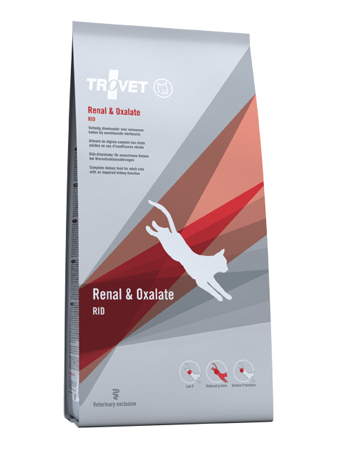 Trovet RENAL AND OXALATE RID 3kg kočka