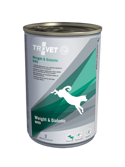 Trovet WEIGHT DIABETIC WRD 400g pes konzerva