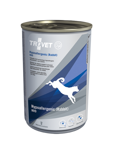 Trovet HYPOALLERGENIC RABBIT RRD 400g pes konzerva