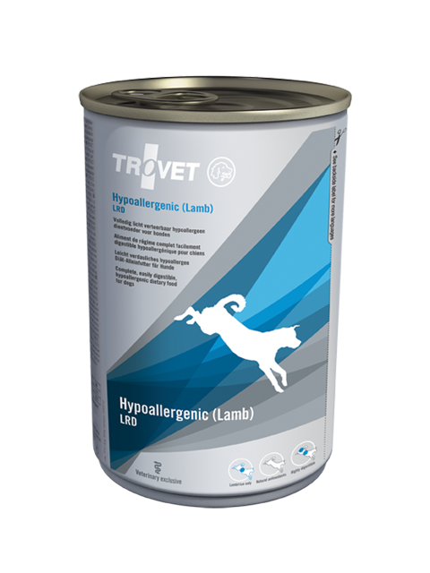 Trovet HYPOALLERGENIC LRD 400g pes konzerva